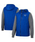 Фото #1 товара Men's Royal, Charcoal Air Force Falcons Course Herringbone Full-Zip Hoodie