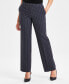 Women's Pinstriped Straight-Leg Pants