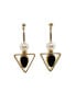 ფოტო #1 პროდუქტის Triangle & Pearls Earrings