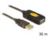 Фото #3 товара Delock 30m - USB2.0 - USB2.0 - 30 m - USB A - USB A - USB 2.0 - Male/Female - Black