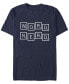 ფოტო #1 პროდუქტის Men's Word Nerd Short Sleeve Crew T-shirt