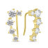 Dazzling Long Gold Plated Earrings EA621Y