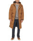 Фото #6 товара Men's Quilted Extra Long Parka Jacket