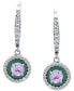 Фото #4 товара Серьги Giani Bernini Amethyst Circle Dangle