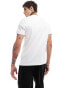 ASOS DESIGN essential crew neck t-shirt with roll sleeve in white