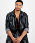 Men's Jax Faux-Leather Shirt, Created for Macy's