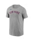 Men's Javier Baiez Heathered Gray New York Mets Name Number T-shirt