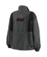 Women's Charcoal Cincinnati Reds Packable Half-Zip Jacket