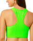 ფოტო #2 პროდუქტის Juniors' Knotted-Front High Neck Ribbed Bikini Top, Created for Macy's