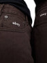 Obey bigwig baggy skate unisex jeans in brown W34 - фото #3