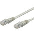Wentronic CAT 6 Patch Cable - U/UTP - grey - 5 m - Cat6 - U/UTP (UTP) - RJ-45 - RJ-45