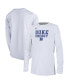 ფოტო #1 პროდუქტის Big Boys White Duke Blue Devils 2024 On-Court Bench Energy T-shirt