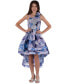 Big Girls Floral One-Shoulder High-Low Maxi Dress