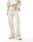 Фото #4 товара Stradivarius Petite tailored straight leg trouser in mushroom