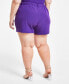 Trendy Plus Size Tailored Shorts