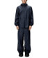 ფოტო #1 პროდუქტის Men's Essential Waterproof Hooded Full-Zip Rain Jacket