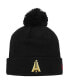 Фото #1 товара Men's Black Atlanta United FC Jersey Hook Cuffed Knit Hat with Pom