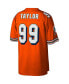 Фото #2 товара Men's Jason Taylor Orange Miami Dolphins Big and Tall 2004 Retired Player Replica Jersey