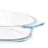 Serving Platter With handles Transparent Borosilicate Glass 800 ml 27 x 4,5 x 15,8 cm (18 Units)