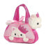 Фото #2 товара Мягкая игрушка для девочек FANCY PALS Aurora Princess Cat In A Pink Bag teddy