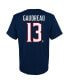 ფოტო #1 პროდუქტის Big Boys and Girls Johnny Gaudreau Navy Columbus Blue Jackets Player Name and Number T-shirt