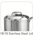 Gourmet Tri-Ply Clad 2 Qt Covered Sauce Pan