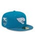 Фото #1 товара Men's Teal Jacksonville Jaguars Active Ballistic 59Fifty Fitted Hat