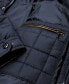 Men's Lightweight Quilted Jacket with Synthetic Trim Design