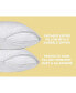 Фото #7 товара Circles Home 100% Cotton Breathable Pillow Protector with Zipper – White (2 Pack)