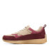Фото #9 товара Clarks Lockhill Ronnie Fieg Kith Mens Burgundy Lifestyle Sneakers Shoes