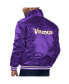 Men's Levi’s x Starter Purple Minnesota Vikings Silver Tab Trucker Full-Snap Jacket