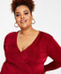 Trendy Plus Size Ruched Slinky Dress