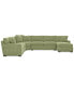 Фото #8 товара Radley 5-Piece Fabric Chaise Sectional Sofa, Created for Macy's