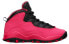 Air Jordan 10 Retro Fusion Red Sneakers 487211-605