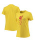 Фото #1 товара Women's Yellow Liverpool Crest T-Shirt
