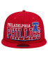 Фото #2 товара Men's Red Philadelphia Phillies Game Day Bold 9FIFTY Snapback Hat