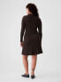 CashSoft Polo Mini Sweater Dress