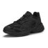 Фото #2 товара Puma Velophasis Prm Lace Up Mens Black Sneakers Casual Shoes 39196401