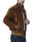 Men WWII Suede Leather Bomber Jacket - Tall
