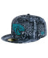 Фото #1 товара Men's Black Jacksonville Jaguars Shibori 59Fifty Fitted Hat