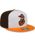 Фото #2 товара Men's White/Orange Bowling Green Hot Rods Theme Night 59FIFTY Fitted Hat