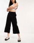 Vero Moda culotte trousers in black