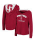 ფოტო #4 პროდუქტის Women's Cardinal Stanford Cardinal Catalina Hoodie Long Sleeve T-shirt