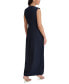 Фото #3 товара Платье без рукавов с V-образным вырезом и узлом на боку DKNY для женщин
