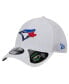 Фото #1 товара Men's White Toronto Blue Jays Neo 39thirty Flex Hat