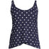 Women's D-Cup Chlorine Resistant Tulip Hem Tankini Swimsuit Top