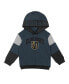 ფოტო #4 პროდუქტის Toddler Boys and Girls Charcoal, Black Vegas Golden Knights Big Skate Fleece Pullover Hoodie and Sweatpants Set