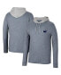 ფოტო #1 პროდუქტის Men's Navy Penn State Nittany Lions Ballot Waffle-Knit Thermal Long Sleeve Hoodie T-shirt