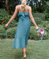 ფოტო #2 პროდუქტის Women's Blue Asymmetrical Ruffle Maxi Beach Dress