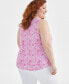 Фото #4 товара Plus Size V-Neck Tank Top, Created for Macy's